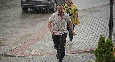 Bursa'da hava bir anda değişti