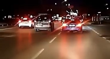 Bursa'da tehlikeli makas kamerada