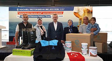 Büyükşehir son 4 yılda bin 229 balıkçıya malzeme desteği verdi
