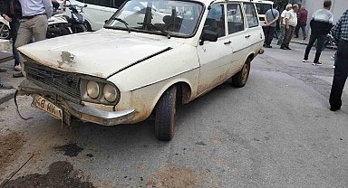 Çaldığı araç ile kaza yaptı, kaçmaya çalışırken vatandaşlara yakalandı