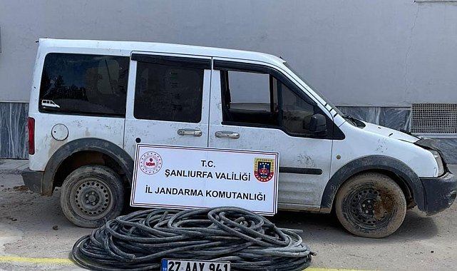Çalınan 200 metre kablo bulundu