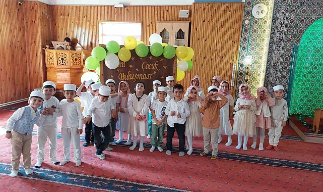 Camii çocuk buluşması gerçekleştirildi