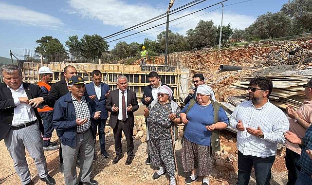 Çamlık Camii'nin temeli dualarla atıldı
