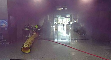 Çanakkale Havalimanı'nda deprem tatbikatı yapıldı