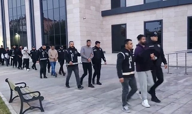 Çanakkale'de operasyon sonucu nitelikli yağmadan 9 şahıs tutuklandı