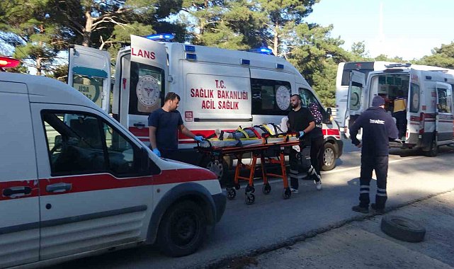 Çanakkale'de trafik kazası: 2 yaralı