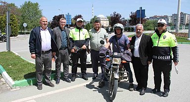 Çarşamba'da "Bir Kural Bir Ömür" uygulaması