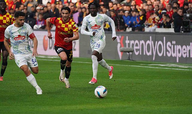 Çaykur Rizespor ile Göztepe 14. randevuda