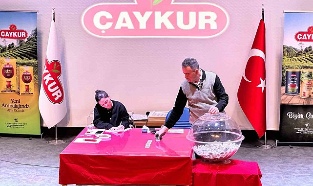 ÇAYKUR'a bin 500 mevsimlik işçi alımı için kura çekimi sona erdi
