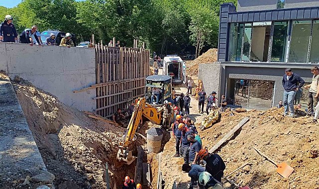 Çekmeköy'de inşaat alanında göçük: 1 işçi hayatını kaybetti