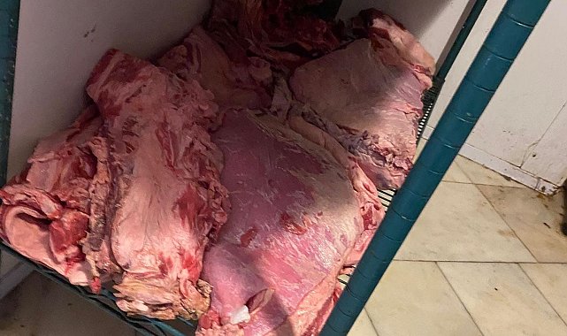 Çerkezköy'de zincir markette şok "et" denetimi