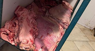 Çerkezköy'de zincir markette şok "et" denetimi