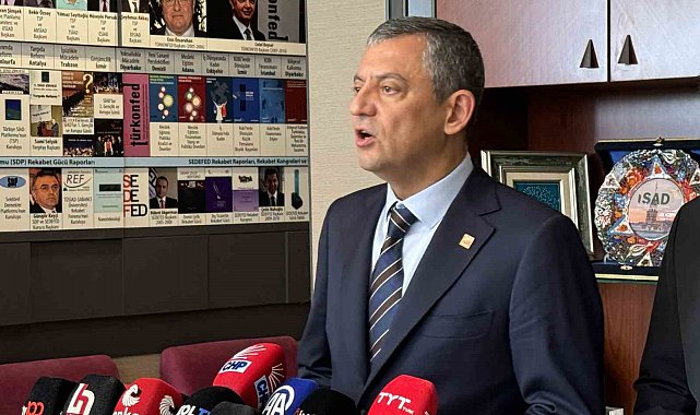 CHP Genel Başkanı Özel, TÜRKONFED'i ziyaret etti