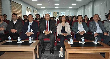 Çimentaş Yönetim Kurulu Başkanı Taha Aksoy deneyimlerini öğrencilerle paylaştı