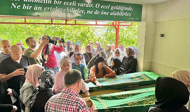 Cinayet kurbanı kız kardeşler toprağa verildi