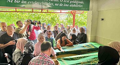 Cinayet kurbanı kız kardeşler toprağa verildi