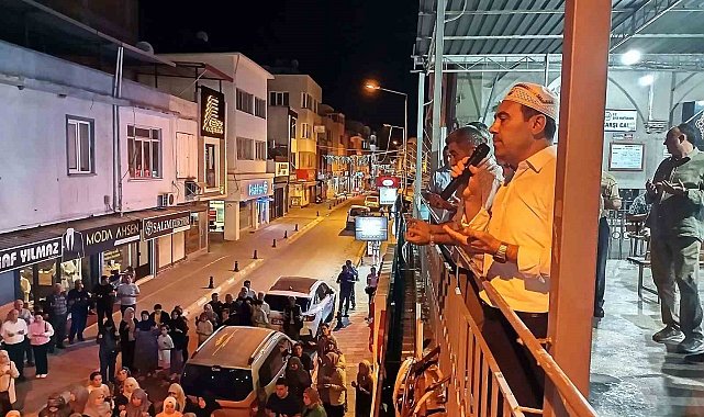 Çine'de hac yolcuları dualarla uğurlandı