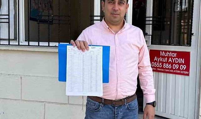 Çine'de seçim var, Sarıoğlu Mahallesi muhtarını seçecek