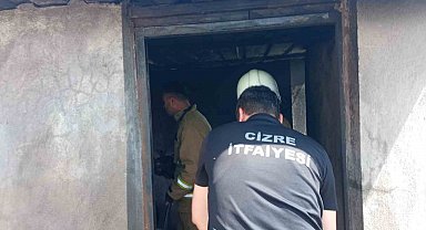 Cizre'de odunlukta çıkan yangın paniğe neden oldu