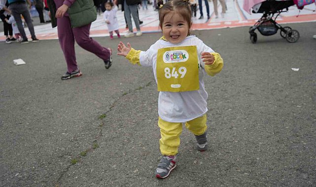 Çocuk Maratonu ve Festivali, 15 bin çocuk ve ailesine ev sahipliği yaptı