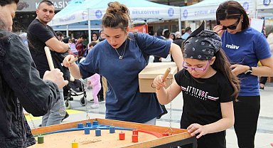 Çorum'da aileler festivalde buluştu, ortaya renkli görüntüler çıktı