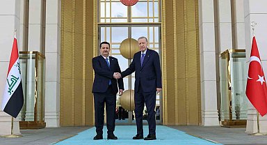 Cumhurbaşkanı Erdoğan, Irak Başbakanı Sudani'yi resmi törenle karşıladı