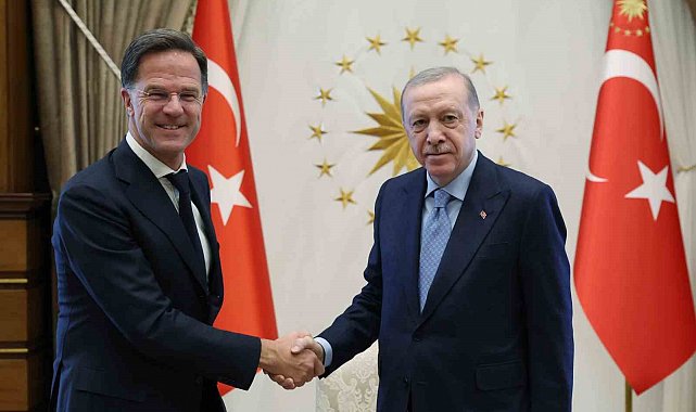 Cumhurbaşkanı Erdoğan, NATO Genel Sekreteri Rutte'yi kabul etti