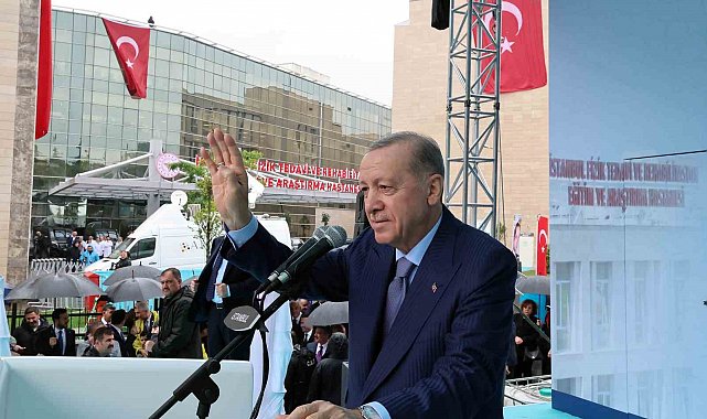 Cumhurbaşkanı Erdoğan "Göktepe 3 kuyusunda 75 milyar metreküplük yeni doğalgaz keşfi yaptık"