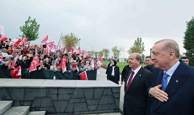 Cumhurbaşkanı Erdoğan: "KKTC Cumhuriyet Yerleşkesi, Kıbrıs Türk halkının kararlılığının sembolüdür"