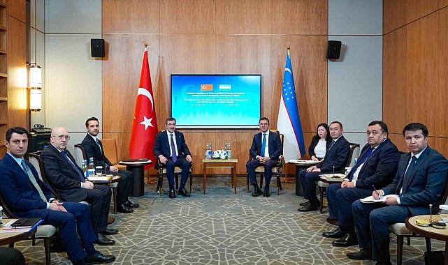 Cumhurbaşkanı Yardımcısı Yılmaz, Özbekistan Başbakan Yardımcısı Kuçkarov ile görüştü