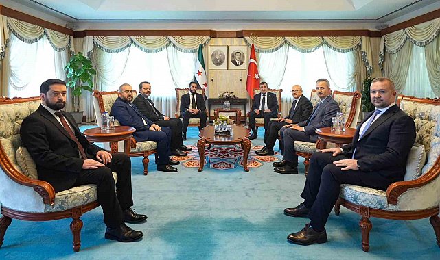 Cumhurbaşkanı Yardımcısı Yılmaz, Suriye Cumhurbaşkanı Şara ile görüştü