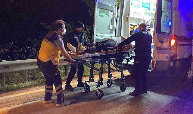 D-100'de gece yarısı zincirleme kaza: 4 yaralı