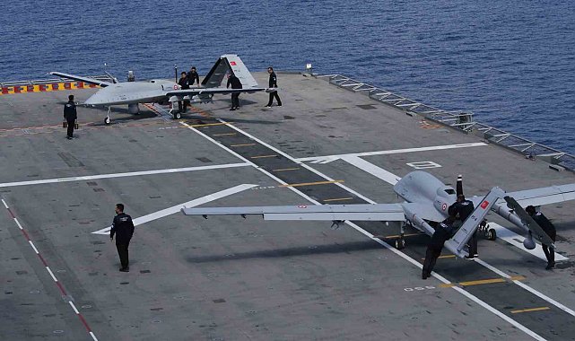 DENİZKURDU-II2025 tatbikatı tamamlandı: TB3 SİHA'dan TCG ANADOLU'ya tarihi ilk salvo kalkış