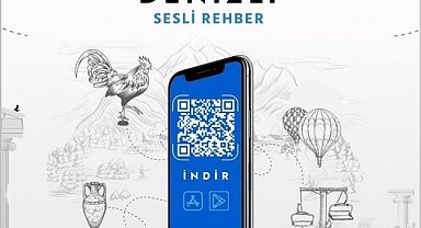 Denizli'nin sesli rehber uygulaması kullanıma açıldı