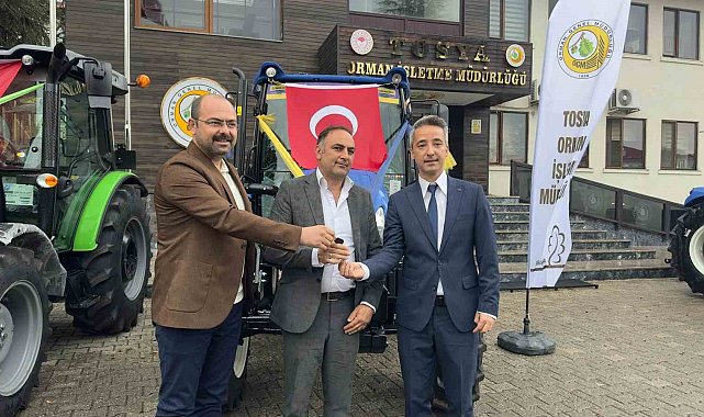Devlet destekli traktörler çiftçilere törenle teslim edildi