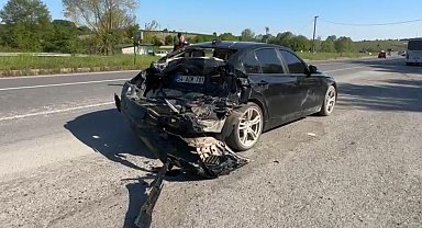 Devrilen tankerde sıkışan sürücü hayatını kaybetti