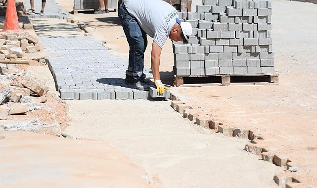 Didim'de yol yapım çalışmaları tüm hızıyla sürüyor