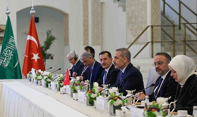Dışişleri Bakanı Fidan, Türk-Suudi Koordinasyon Konseyi 2. Toplantısı'na başkanlık etti