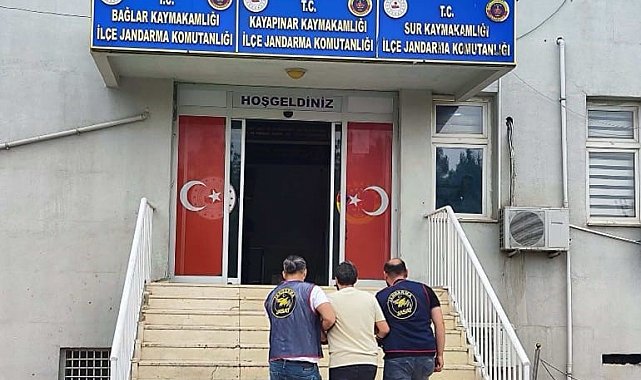 Diyarbakır'da 82 yıl kesinleşmiş hapis cezası bulunan zanlı yakalandı