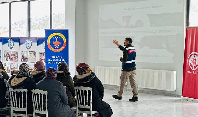 Dodurga'da 'Ailenin Önemi', 'En İyi Narkotik Polisi Anne' ve 'Kadına Yönelik Şiddetle Mücadele' başlıklı eğitim