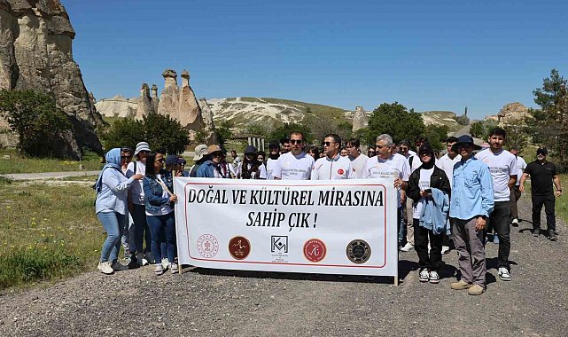 Doğal ve kültürel mirasına sahip' sloganıyla 5 kilometre yürüdüler