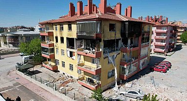 Doğalgaz patlamasının sebebi kesilen borudan sızan gaz çıktı