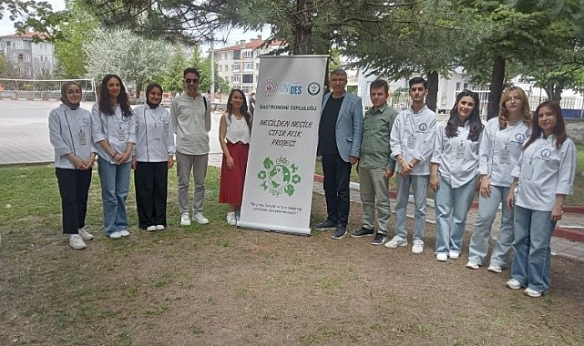 DPÜ Gastronomi Topluluğu "Nesilden Nesile Sıfır Atık" projesi gençlerle buluştu