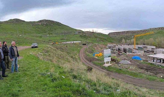 DSİ Kars Bölge Müdürü Kotan, Atıksı Arırtma Tesislerini inceledi