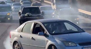 Düğün konvoyunda drift yapan sürücüye 46 bin TL ceza