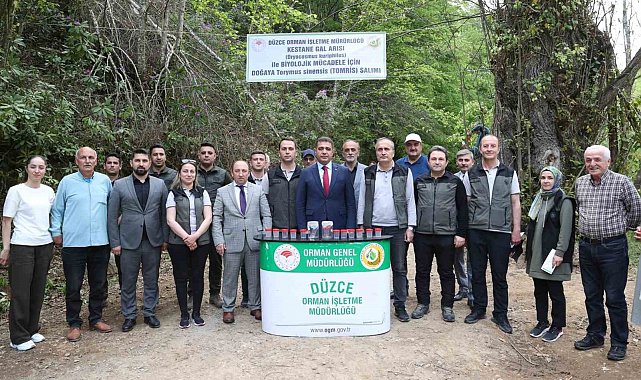 Düzce 80 bin adet böcek salınacak