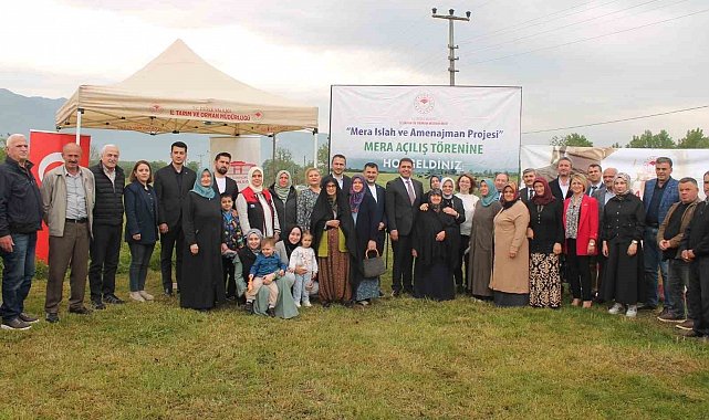 Düzce'de ıslahı tamamlanan meralar hizmete açıldı