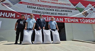 Düzceli çiftçilere çeltik tohumu dağıtıldı