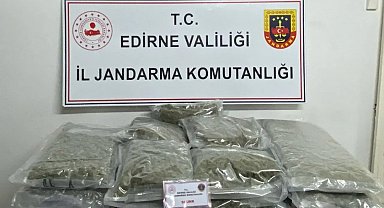 Edirne'de 16.5 kilo skunk ele geçirildi