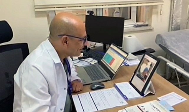 Edremit'te 'uzaktan hasta muayenesi' başladı